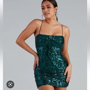 Live it Up Sequin Mini Dress
